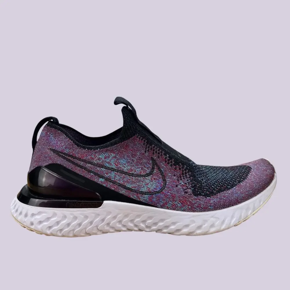 Nike Epic React Phantom Flyknit Blue Void Men Size 9 Slip On Sneakers BV0415-002